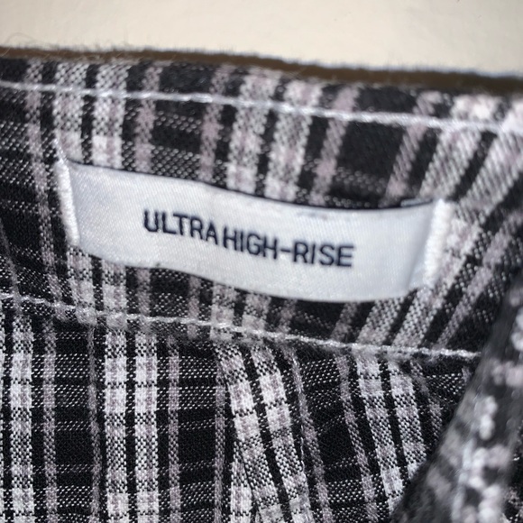 Black and white checkered skirt - Picture 4 of 4